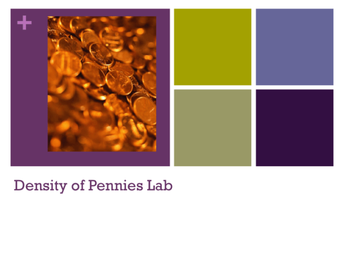 Density of pennies lab answer key