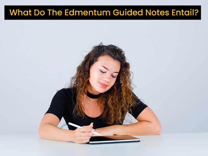 Edmentum guided notes answer key