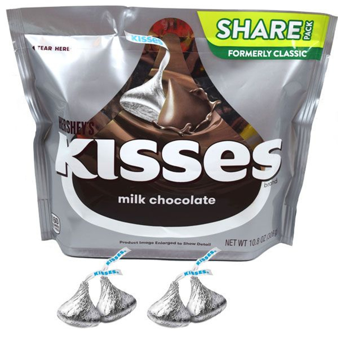 How many hershey kisses are in a 2lb bag