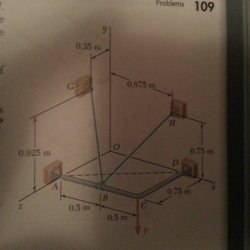 Frame hinged acd cable supported passes hooks attached ring tension knowing solved transcribed problem text been show has