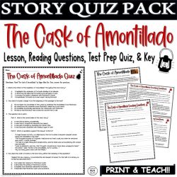 The cask of amontillado reading questions