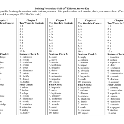 Improving vocabulary skills 5th edition answer key pdf