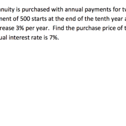 Troy purchased a deferred annuity for $100 000