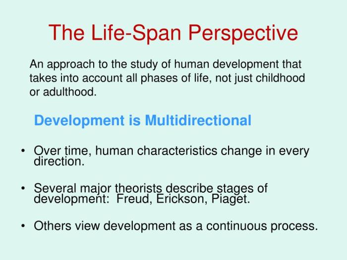 Span life perspective characteristics ppt powerpoint presentation development